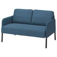 ราคา โซฟา IKEA 2ที่นั่ง ผ้าคนีซา สีมีเดียมบลู ดีไซน์สวย นั่งสบาย ด้วยเบาะที่นั่งอย่างหนา ที่วางแขนบุแผ่นรอง และพนักพิงหลังแสนนุ่ม รับประกัน 10 ปี (21057007223)