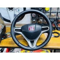 ราคา พวงมาลัย Honda Civic FD JAZZ GE City Freed ทั้งชุดพร้อมฝากลาง และชิ้น V หนังแท้ ใหม่ สภาพสวย โลโก้สีแดง ของใหม่ (24655184988)