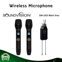 ราคา Wireless Microphone Soundvision DW 2GO มือถือ 2 ตัว UHF 694 5 702 7 MHz ไมค์ลอย แบบพกพา ไมค์ไร้สาย ไมโครโฟนไร้สาย (126824655803)