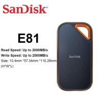 ราคา Sandisk PSSD E61 E30 E81 Extreme PRO 4TB 2TB 1TB USB 3 2 Gen2 2 Type A c โซลิดสเตทไดรฟ์ภายนอกแบบพกพา NVME สำหรับพีซี (127007167327)
