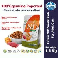ราคา Farmina N D 1 5เป็ดฟักทอง 5กกอาหารแมวที่มีคุณค่าทางโภชนาการสำหรับผู้ใหญ่ (24602428362)