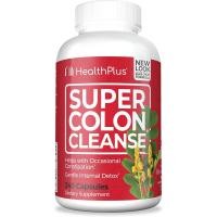 ราคา พร้อมส่ง รับประกันของแท้ พร้อมส่ง Health Plus Super Colon Cleanse 530 mg ดีท็อกซ์ลำไส้ 60 Capsules 240 Capsules detoxfication (24844700184)