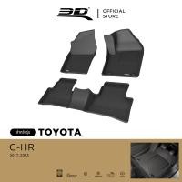 ราคา 3D Mats พรมปูพื้นรถยนต์ TOYOTA CHR 2018 2026 พรมกันลื่น พรมกันนํ้า พรมรถยนต์ (1389976679)