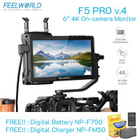 ราคา FEELWORLD F5 Pro V4 6 Inch Touch Screen DSLR Camera จอมอนิเตอร์สำหรับกล้องมิลเลอร์เลสและกล้อง DSLR (16872134261)