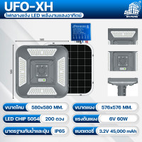 ราคา JD UFO SOLAR LIGHT รุ่นใหม่ UFO 3500W ไฟถนน พลังงานแสงอาทิตย์ ไฟถนน โคมไฟสนาม โคมไฟโซล่าเซลล์ ไฟสวนพลังงานแสงอาทิตย์ แสงสีขาว ไฟแสงอาทิตย์ JD JINFENG (26024037901)