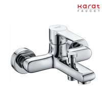 ราคา Karat Faucet ก๊อกผสมอ่างอาบน้ำแบบก้านโยกติดผนัง สำหรับฝักบัวสายอ่อน รุ่น KF 18 720 50 (16429550074)