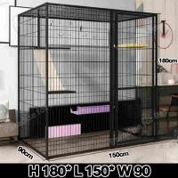 ราคา Carry home กรงแมว Cat Cage กรงแมวแบบใหญ่ๆ บ้านแมวแบบใหญ่ พื้นที่ว่างขนาดใหญ่ ป้องกันไม่ให้สัตว์เลี้ยงหลบหนี กรงแมว พื้นที่ขนาดใหญ่ (25287160165)