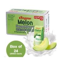 ราคา นมเกาหลี ขายยกลัง200ml x 24pcs 1box binggrae milk banana melon strawberry 200ml (19659915048)