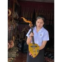 ราคา พิณ พิณโปร่งไฟฟ้า ลำโพงพิณ ครบชุด สายสะพาย สายแจ็ค หนังสือและปิ๊กดีด (14228409900)