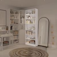 ราคา SB Design Square SB FURNITURE ชุดตู้เก็บของ ขนาด 80 ซม รุ่น Trixx ตู้สูงโล่ง โต๊ะทำงาน สีขาว (25838824162)
