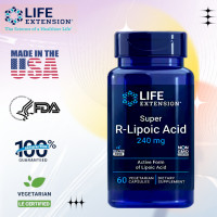 ราคา Life Extension Super R Lipoic Acid 240 mg 60 vegetarian แคปซูล (24360680660)