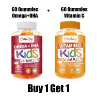 ราคา Omilay Vitamin C Gummy Organic Zinc Plus Vitamin C วิตามิน Supplement สำหรับเด็ก อาหารเสริม อร่อย กัมมี่ Vegan Vitamin Gummies 60 เม็ด (25243922422)