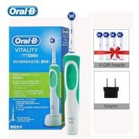 ราคา Oral B Vitality Electric Toothbrush Rotating Rechargeable Automatic Timer 1 Toothbrush Handle 1 Brush Head Pro 500 Series Braun (12608617711)