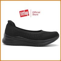 ราคา FITFLOP รองเท้าสตรี SUPER Q BALLET FLATS รองเท้าทรงบัลเล่ต์ผู้หญิง LZ5 Black Womens Sports Shoes Lightweight Comfortable Dance Training Plus Size EU35 42 (24563953193)