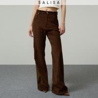 ราคา SALISA PANTS CORDUROY SS26 FLARE INSERT Brown กางเกงขาม้า ผ้าลูกฟูก PRE ORDER 1 2 WEEKS (126701386379)