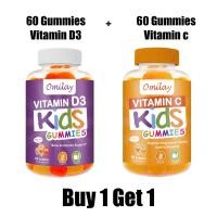 ราคา Omilay วิตามิน D3 เนเชอรัล Kids Vitamin D3 Gummy วิตามินรวม Vegan กัมมี่ วิตามินดี3 ของกินเด็ก Supplement 60 Organic Gummies (25407861786)