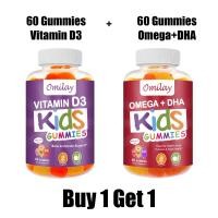 ราคา Omilay วิตามิน D3 เนเชอรัล Kids Vitamin D3 Gummy วิตามินรวม Vegan กัมมี่ วิตามินดี3 ของกินเด็ก Supplement 60 Organic Gummies (25407861782)