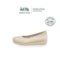 ราคา POLO CLUB รองเท้าหนัง รุ่น EX 1949 สีเบจ รองเท้าคัดชูผู้หญิง (126250990425)