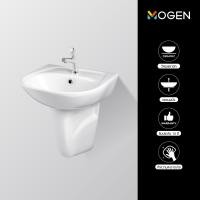 ราคา MOGEN MA212 อ่างล้างหน้า ชนิดแขวนผนัง พร้อมขาแขวน รุ่น บีกิน (5447106633)