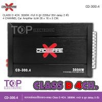 ราคา TOP CROSSFIRE X เพาเวอร์แอมป์ คลาสดี 4CH 3000วัตต์เต็ม CD 300 4 3000Wรับประกัน Power CLASS D 4CHเครื่องเสียงรถยนต์ จำนวน1ตัว คลาสดี4แชนแนล ใหม่ล่าสุด (19192647115)