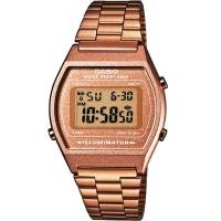 ราคา Casio Pink Gold นาฬิกาข้อมือผู้หญิง สีพิ้งค์โกลด์ สายสแตนเลส รุ่น B640WC 5A ของแท้ประกันศูนย์ CMG (334563159)