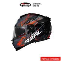 ราคา Real Helmets หมวกกันน็อคเต็มใบ หมวกกันน็อค Hurricane Impact 2 (25345856898)