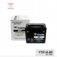 ราคา แบต BIGBIKE แบตเตอรี่ BIGBIKE แบตมอเตอร์ไซค์ บิ๊กไบค์ YUASA YTX14 BS 12V 12Ah (100198721)