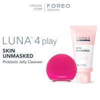 ราคา FOREO LUNA 4 play Skin Unmasked Probiotic Jelly Cleanser bundle set เซทสุดคุ้มเครื่องล้างหน้า LUNA 4 play พร้อมโฟมล้างหน้าเนื้อเจล (126228314234)