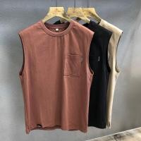 ราคา เสื้อสายเดี่ยวสไตล์กีฬาอเมริกัน ผ้าฝ้ายหนักสำหรับฤดูร้อน (24555330250)