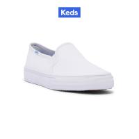 ราคา KEDS รองเท้าผ้าใบ สลิปออน แบบสวม รุ่น DOUBLE DECKER CANVAS สีขาว WF61020 (16312609903)
