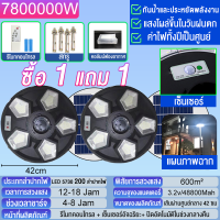 ราคา ซื้อ 1แถม 1 ไฟโซล่าเซลล์ ไฟUFO Solar Light ไฟถนน LED โซล่าเซลล์สนาม ไฟแสงอาทิตย์ ไฟ โซล่าเซลล์ แบตเตอรี่โซล่าเซลล์ (25464036109)