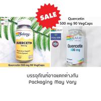 ราคา 50 Sale EXP 11 25 เควอซิทิน Quercetin 500 mg 90 VegCaps Solaray (25086339082)