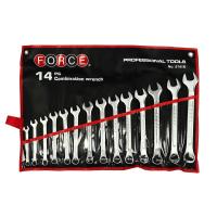 ราคา FORCE ชุดประแจแหวนข้างปากตาย 14 ชิ้น มิล Model 5141K (10352034143)