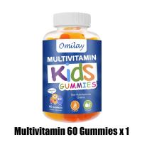 ราคา Omilay Probiotic Kids Gummy วิตามินเด็ก Prebiotic Probiotic โพรไบโอติก พรีไบโอติก อาหารเสริม เด็ก กัมมี Gummy Vitamin Strawberry 60 Gummies (25243980886)