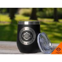 ราคา Harley Davidson Open Bar Shield Stainless Wine Tumbler แก้วเก็บความเย็น (25734359122)