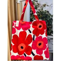 ราคา กระเป๋า Marimekko ของแท้ 100 พร้อมส่งในไทย ราคาถูกที่สุด รีดได้ ถุงผ้าMarimekko Tote Bag กระเป๋าผ้า ขนาด 44x43cm (24431046890)