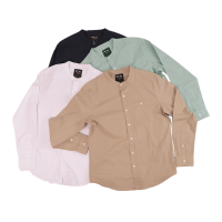 ราคา ฺBOVY SHIRT เสื้อเชิ้ตคอจีนผ้าPREMIUMCOTTON BAS11258 (23115932820)
