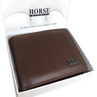 ราคา Horse Imperial Wallet กระเป๋าสตางค์แฟชั่น เรียบหรู ทรงสั้น รุ่นคลาสสิค สีน้ำตาล Classic พร้อมกล่องใส่ Horse Imperial ขายดี (1410708556)