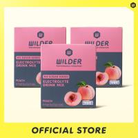 ราคา 30 Sachets WILDER Electrolytes 30 Pack เกลือแร่แบบผง สูตรไม่เติมน้ำตาล รส Peach Fast Hydration (127045447675)