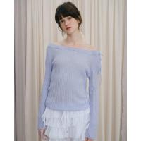 ราคา CASA PROJECTS Pre Order Off shoulder knit long sleeve top (126229602520)