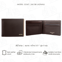 ราคา JACOB กระเป๋าสตางค์ชาย สีน้ำตาล รุ่น 22345 (407652326)