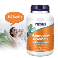 ราคา NOW Foods Magnesium Glycinate 180 Tablets EXP 2027 Global Health Ambassador NOW Foods แมกนีเซียมไกลซิเนต 180 เม็ด (127052537708)