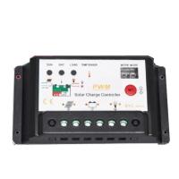 ราคา โซลาร์ชาร์จ 10A 12V 24V Solar Charge Controller Solar Panel Battery Regulator Safe Protection (123537616)