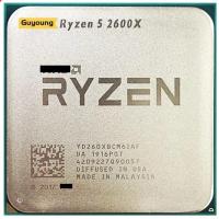 ราคา Ryzen 5 R5 2600X 2600X 3 6 GHz ใช้เกมเซน 0 012หกแกนสิบสองเครื่องประมวลผลซีพียู YD260XBCM6IAF ซ็อกเก็ต AM4 (17421202224)