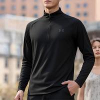 ราคา Under Armour เสื้อยืดแขนยาวคอปกครึ่งใหม่ฤดูใบไม้ผลิ (126758634631)
