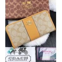 ราคา กระเป๋าสตางค์ โค้ชช ซิปรอบใบยาว (12725297574)