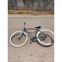 ราคา จักรยานประเภทฟิกซ์เกียร์ Fixed gear bicycle มือสองสภาพสวยล้อ 24 นิ้วล้อเล็ก เบา สีเฟรม เอาไปทำใหม่ ราคาถูกคอแข็งยางแบนเอาไปแก้ไขเอง คุ้มราคาถูก (126355051102)