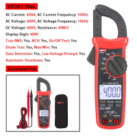 ราคา UNI T UT202A 400 600A digital Clamp meter แคล้มป์มิเตอร์AC DC Voltage Current MeterClamp Multimeter แคลมป์มิเตอร์ (23452326051)