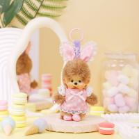 ราคา Monchhichi ห้อยตุ๊กตากระต่ายสีหวานพร้อมหูยาวนุ่ม (126536043718)