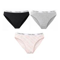 ราคา Calvin Klein CK Calvin Klein Carousel Cotton Stretch 3 แพค บกน กางเกงชนในสตร สดำ เทา พช พรอมตวอกษร QP1258O 035 (126623927918)